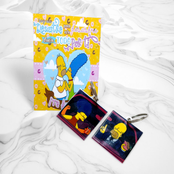 Producto - Llaveros para compartir de los Simpson