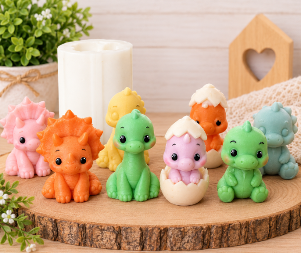 Producto - Molde silicona dino cuello largo - 2