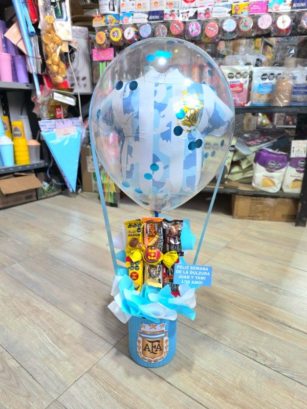 Producto - Arreglo de globos confetti argentina