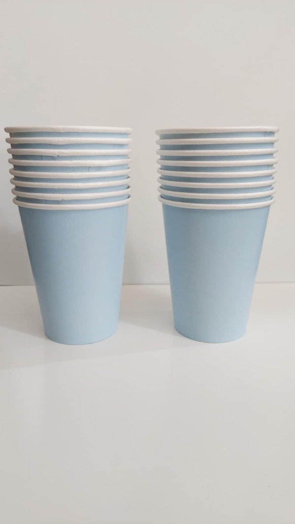 Producto - Vaso Polipapel Celeste