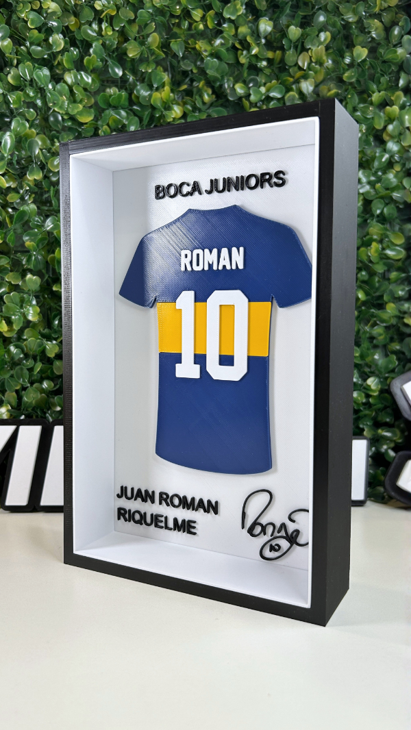Producto - CUADROS CAMISETA - JUAN ROMAN RIQUELME BOCA