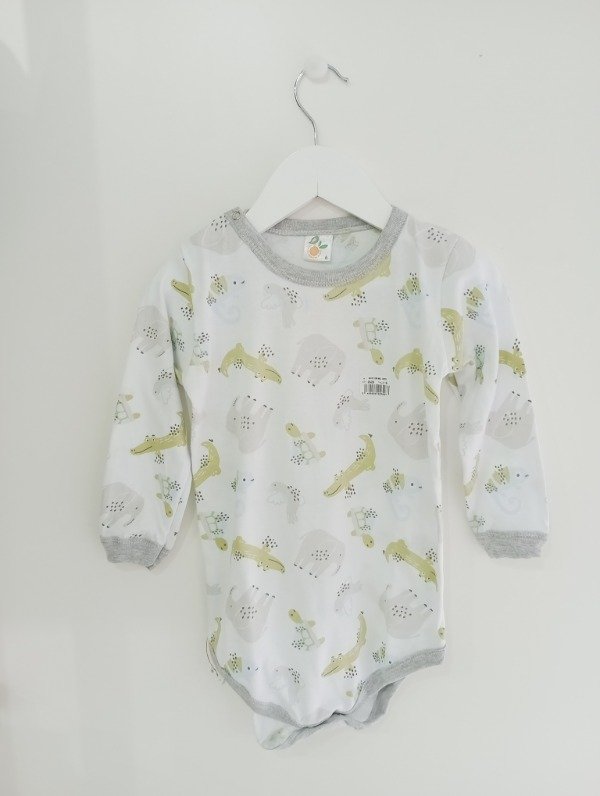 Producto - Body ML Naranjo estampado animales