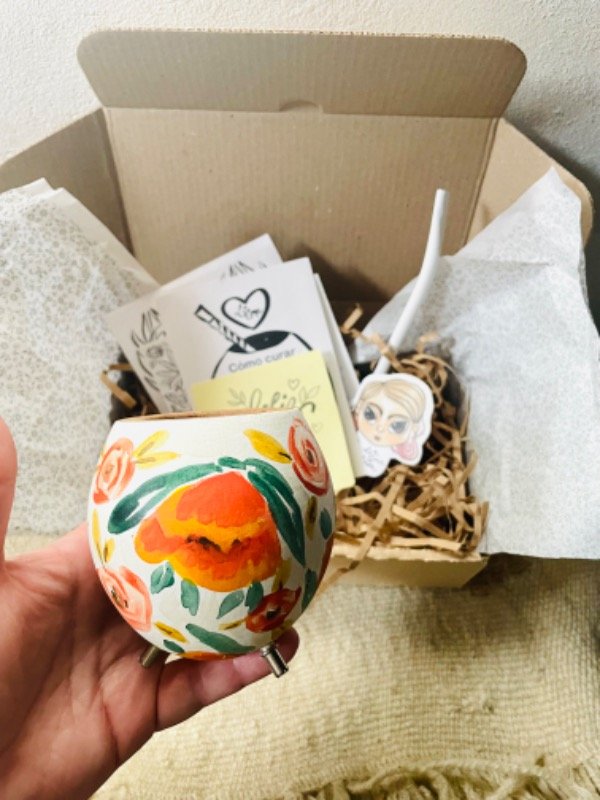 Producto - Mate con paritas orange