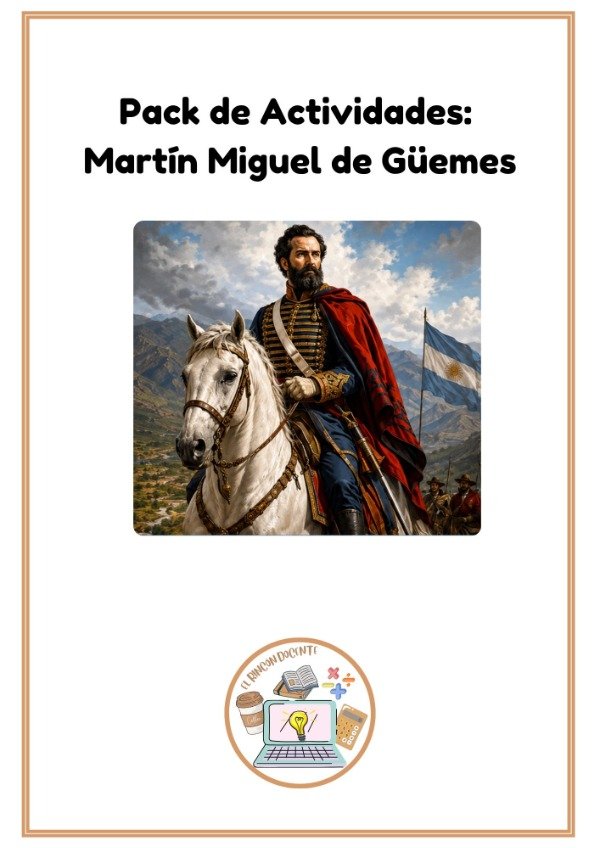 Producto - Pack de Actividades:  Martín Miguel de Güemes