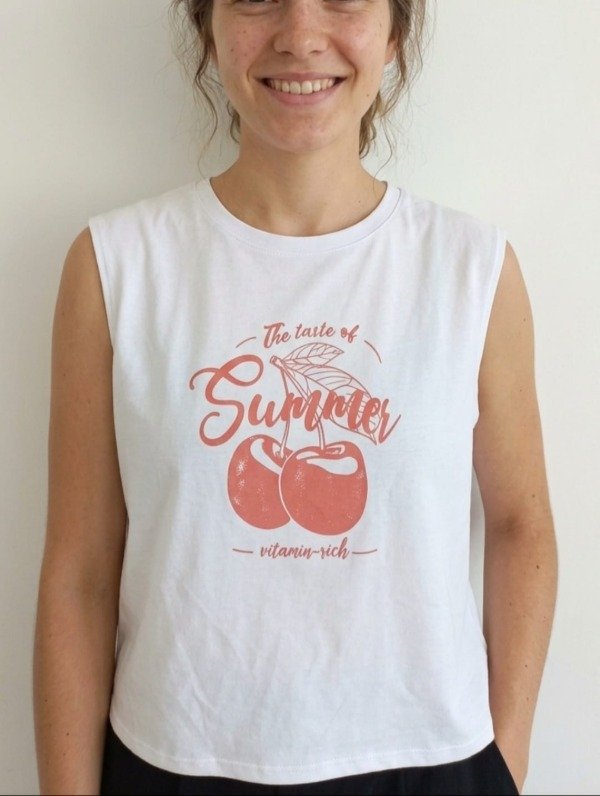 Producto - Sin Manga Estampa Summer Algodón Ice (Art. 6195)