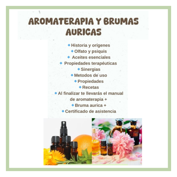 Producto - TALLER PRESENCIAL DE AROMATERAPIA