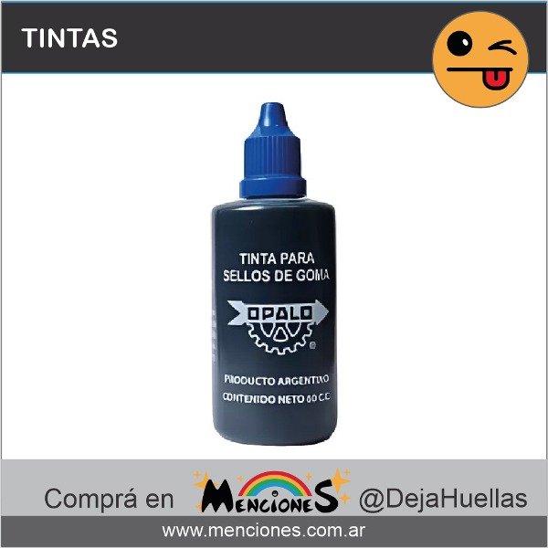 Producto - Tinta para Sellos, AZUL, 60cc, Ópalo 999
