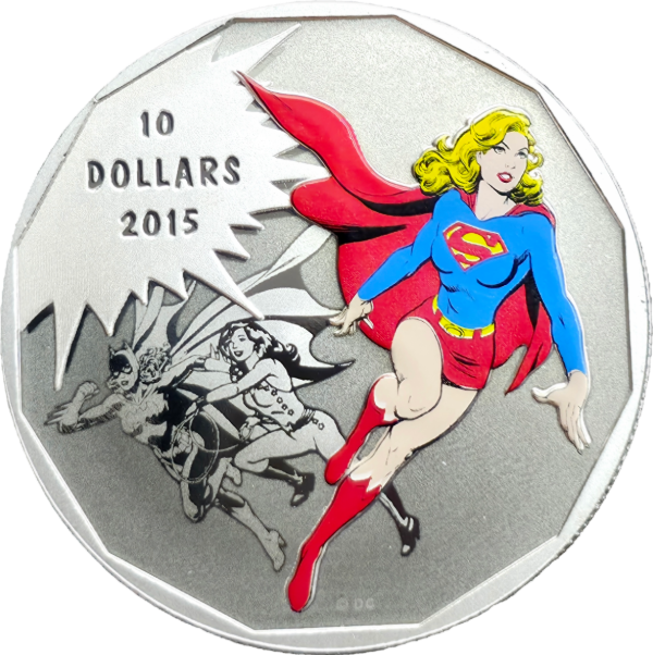 Producto - DC COMICS ORIGINALS 10 Dolares 2015 Plata Fina 999 Serie temática "The Gauntlet" - 2