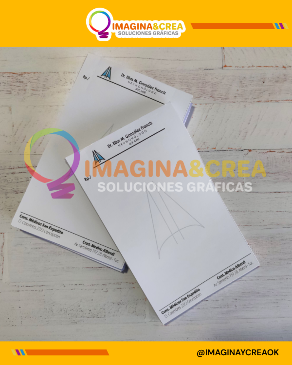 Producto - Recetarios Médicos Personalizados - Diseño Profesional para Consultorios