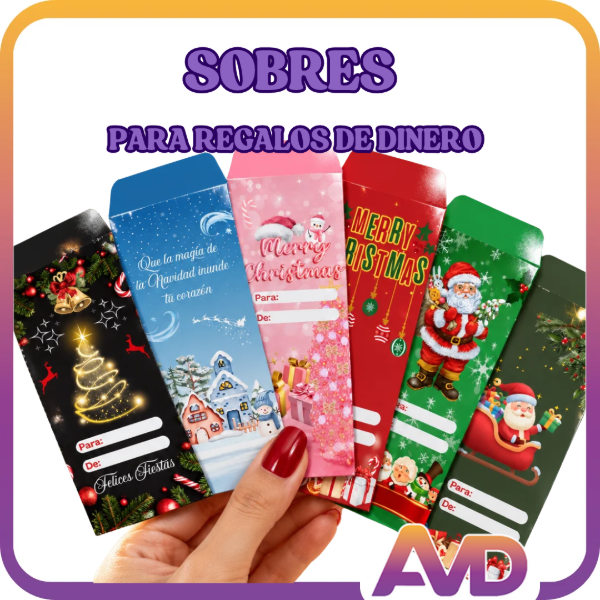 Producto - Money Holders Sobres para regalo de dinero
