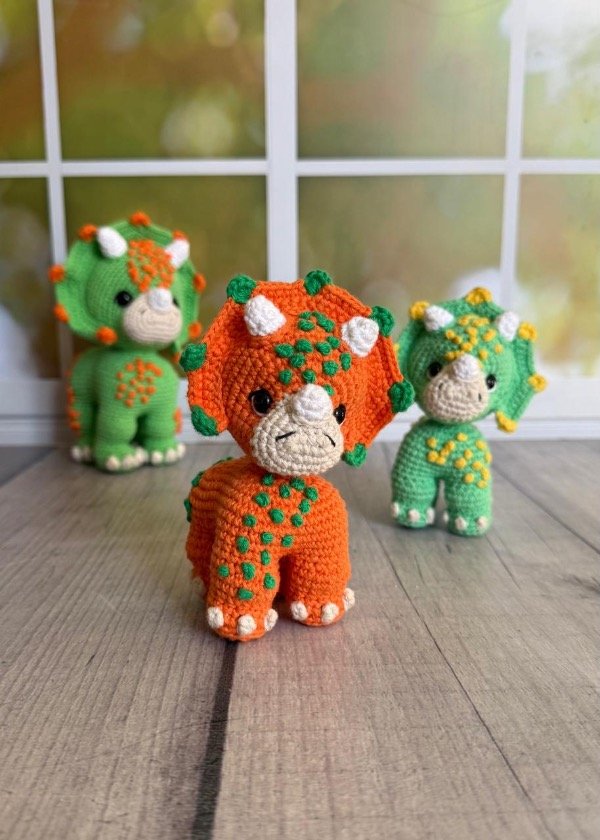 Producto - Bebé Jacinto Triceratops - Guía de tejido - 2
