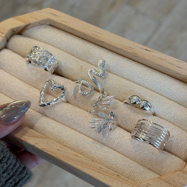Producto - Anillos regulables de acero blanco - 1