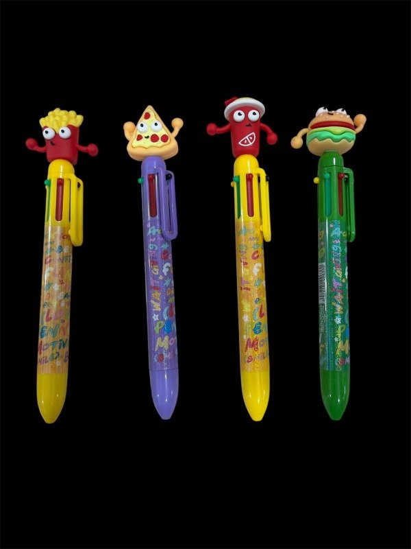 Producto - LAPICERA 6 COLOR EMOJI-OSITO-CONEJO-MCDONAL