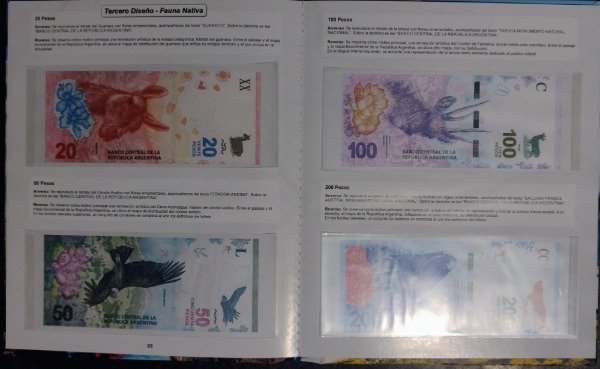 Producto - Álbum para billetes argentinos "Tenemos Patria, Fauna y Héroes de la Patria" - 3