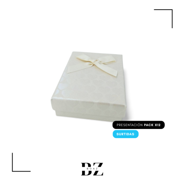 Producto - ESTUCHE REGALO X 12 PCS 7X9 CM CON MOÑO C.SURTIDO - 2033-3 - 0