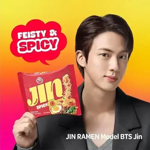 Producto - Ramen sobre Jin Coreano Edicion Jin Bts Picante