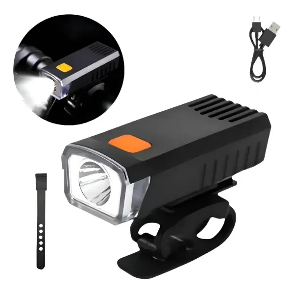 Producto - AP1042 LINTERNA LUZ LED RECARGABLE PARA BICICLETA 4 MODOS