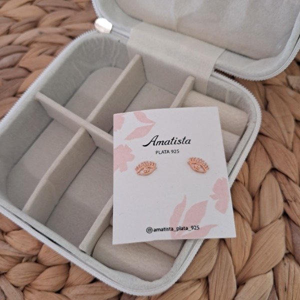 Producto - AROS MINI OJITOS ROSE