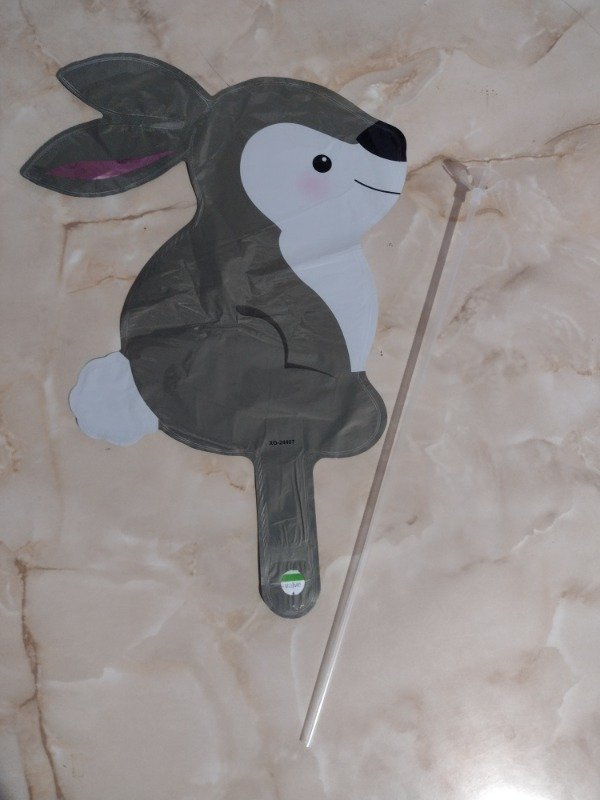 Producto - Conejo 40cm con portaglobo