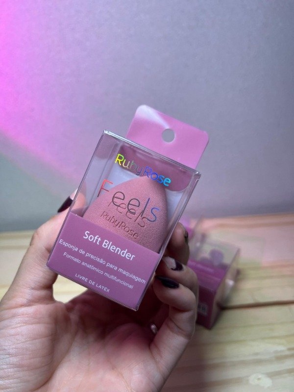 Producto - Esponja de Maquillaje Soft Blender Feels (RUBY ROSE)