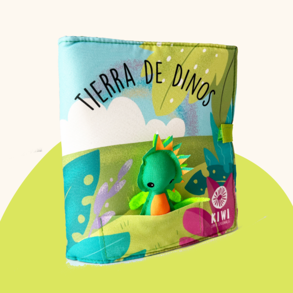 Producto - Libro sensorial: TIERRA DE DINOS
