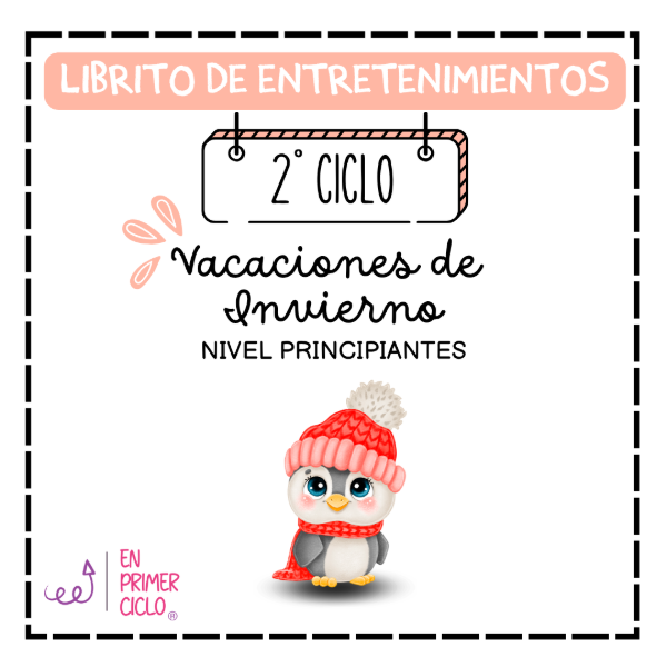 Producto - Librito de entretenimientos 2do Ciclo Principiantes
