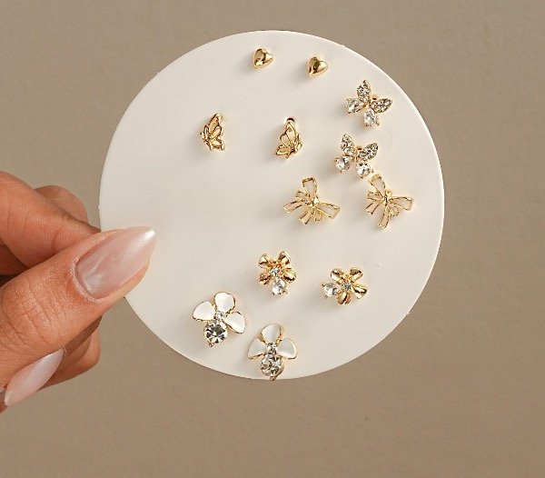 Producto - Set x 6 pares Summer Gold