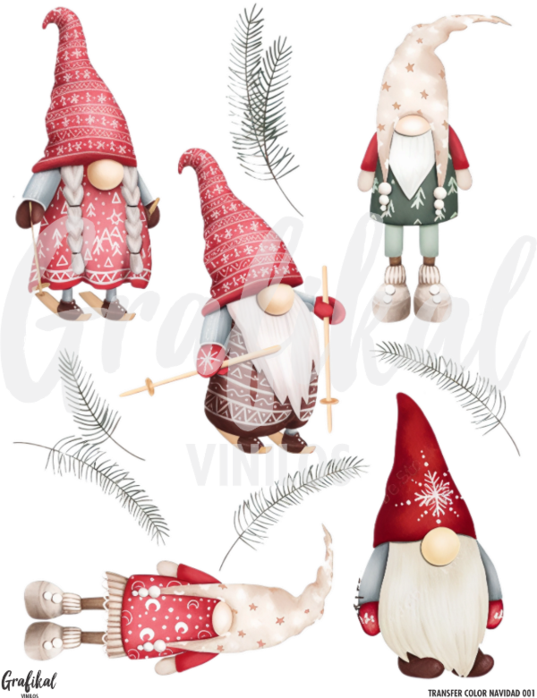 Producto - Transfer Color Navidad 001