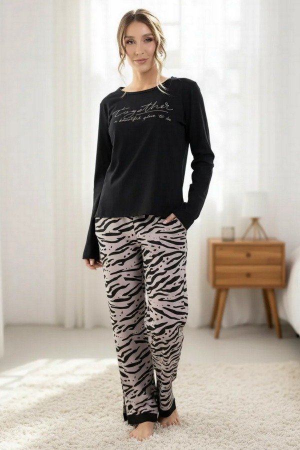 Producto - ART. 26326 LENCATEX. PIJAMA DE JERSEY DE ALGODON - LINEA CEBRA. TALLES 5/6