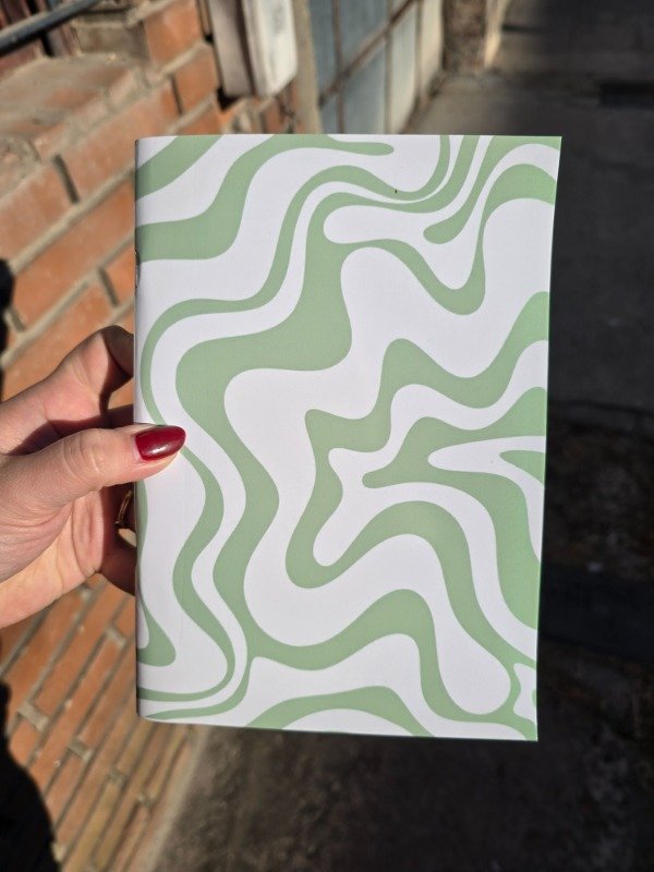 Producto - Cuaderno Abstract verde