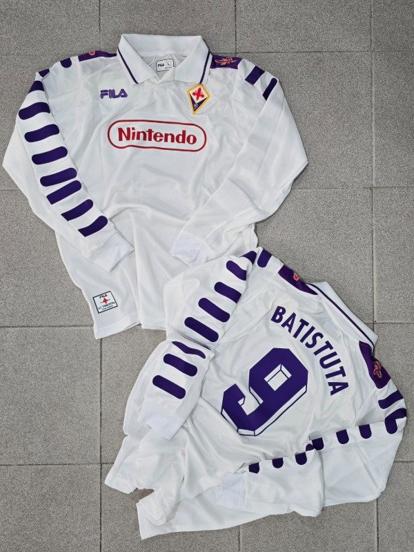 Producto - Camiseta Fiorentina Alternativa Retro Mangas Largas