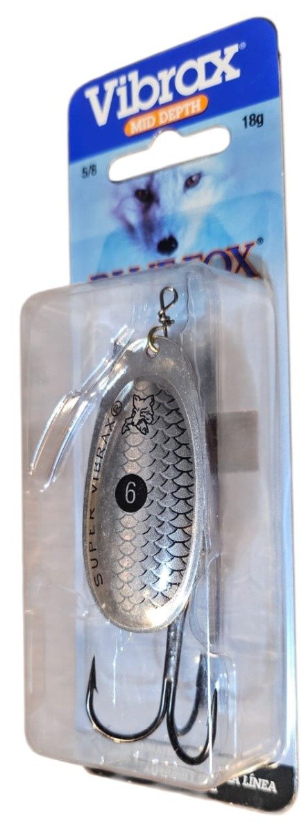 Producto - CUCHARA BLUE FOX NRO. 6 Plateada