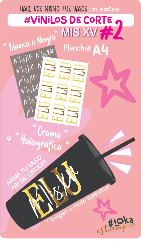 Producto - VINILO DE CORTE MIS XV #2
