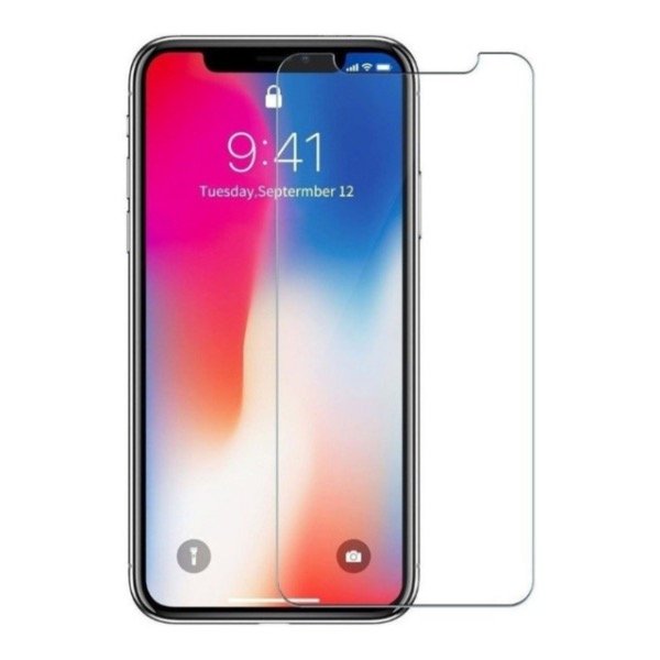 Producto - Vidrio 2d común iPhone 15/15 Pro