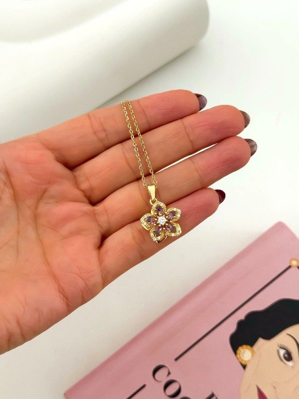 Producto - Collar Giratorio Flor A.D.