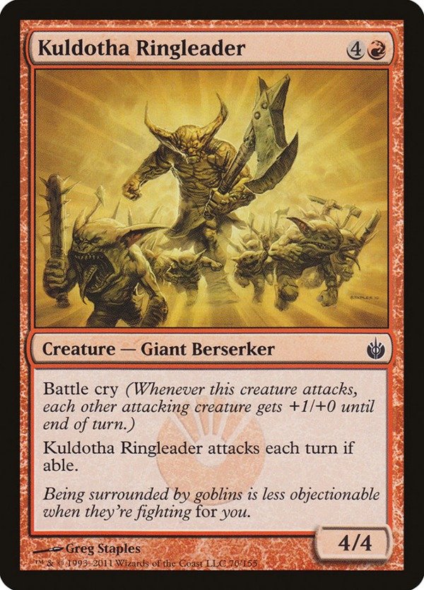 Producto - Kuldotha Ringleader  Mirrodin Besieged
