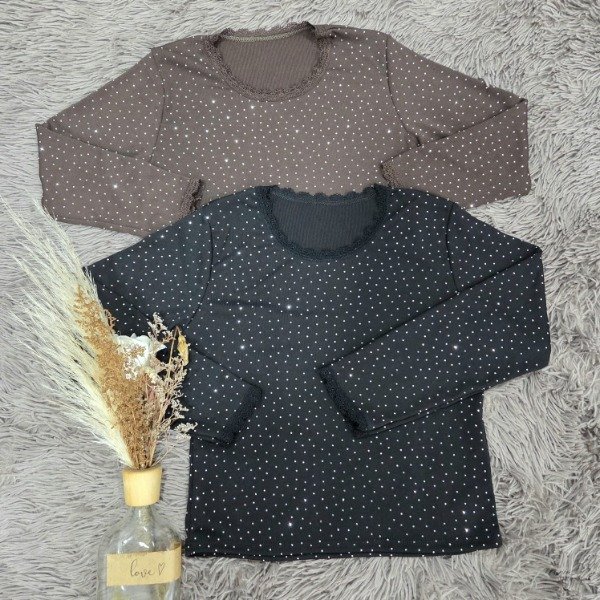 Producto - Remera Brillos y Puntilla (RML7)