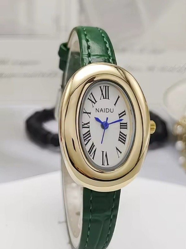 Producto - Minimalist Oval Watch Green