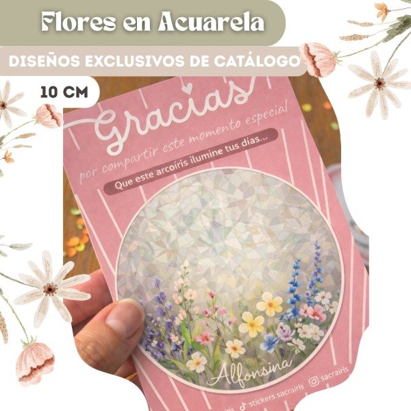 Producto - Flores en acuarelas