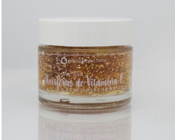 Producto - Gel con uniesferas de Vitamina C y ácido Hialuronico