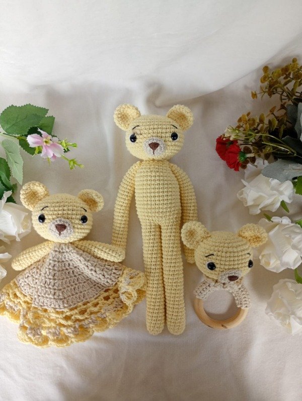 Producto - Kit De Apego - MANTA+AMIGURUMI+SONAJERO - 0