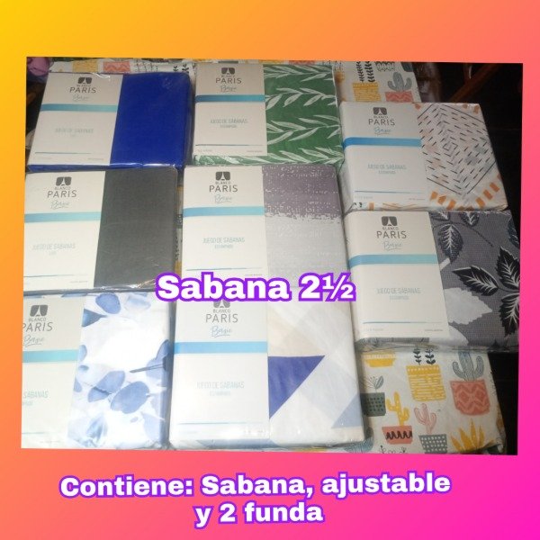 Producto - Sabana 2 plazas y media