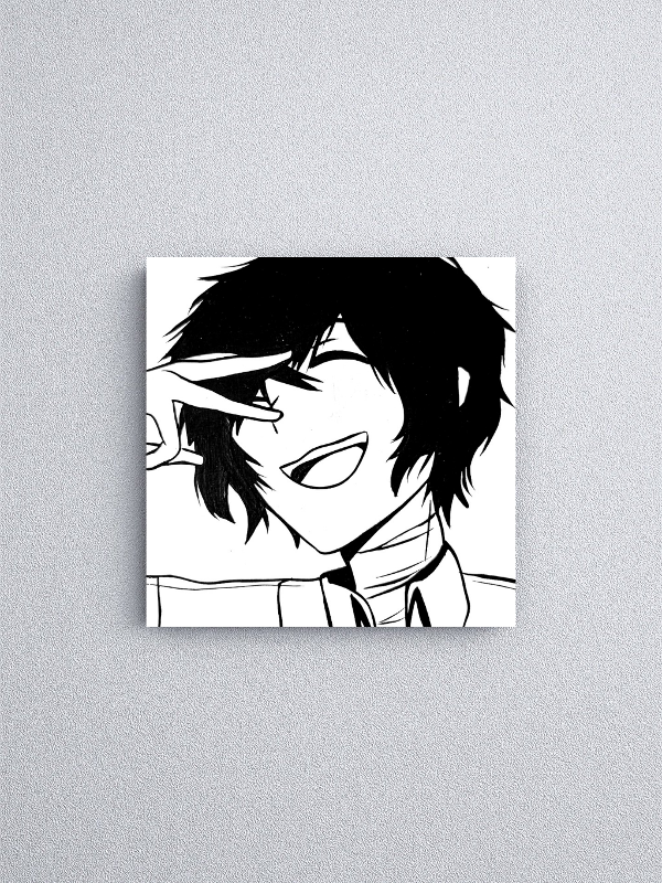 Producto - Cuadro Dazai -Bungo stray dogs- (12x12cm)