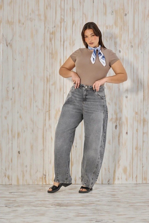 Producto - Jean BARREL CENITHO GRIS recorte 911 - rígido - 3