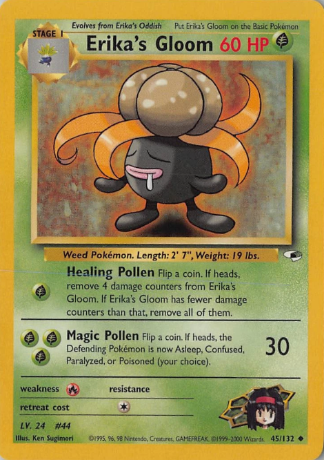 Producto - Erika's Gloom (45/132) [Gym Heroes Unlimited]