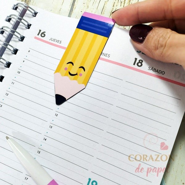 Producto - TARJETON para Post it y Señalador Día del Maestro - 5