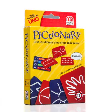 Producto - PACK X6UNI JUEGO DE CARTAS PICTIONARY
