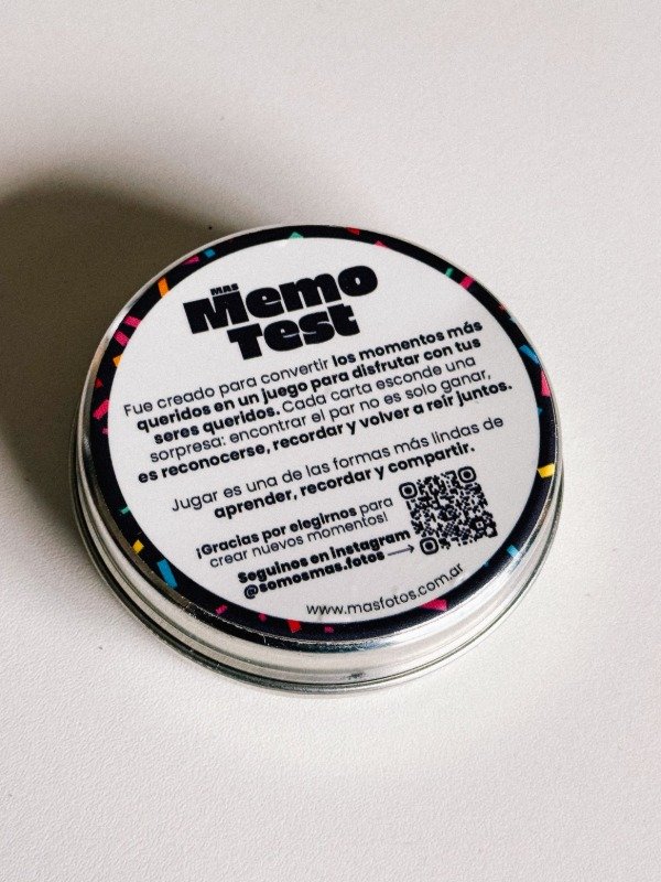 Producto - Memo Test - Personalizado - 5