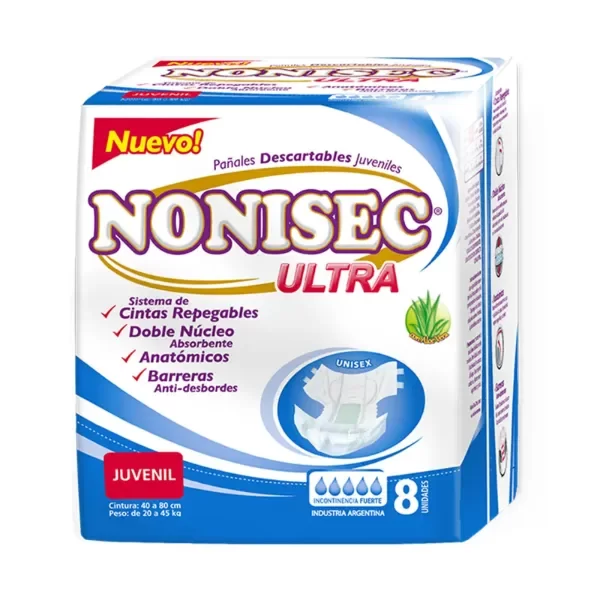 Producto - Nonisec Juvenil Elastizado x 8