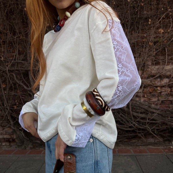 Producto - Remera manga larga - Lace Sleeve Top - 2